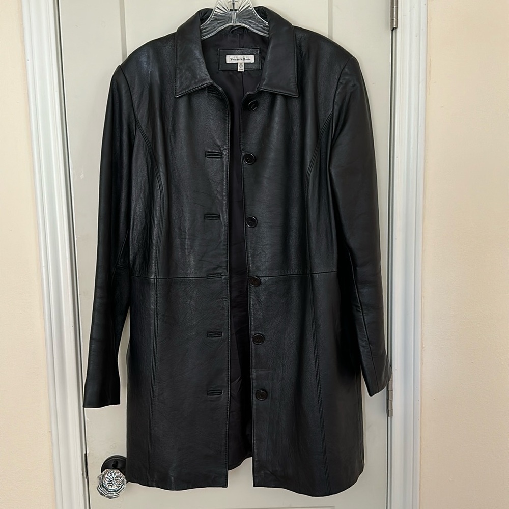 Women’s lamb leather trench coat